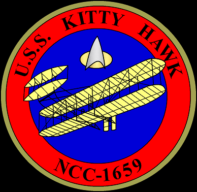 U. S. S. Kitty Hawk logo